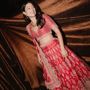 Stunning Bridal Lehenga from KYNAH/Kalighata Designs